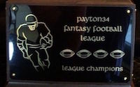 Payton34 fantasy football league